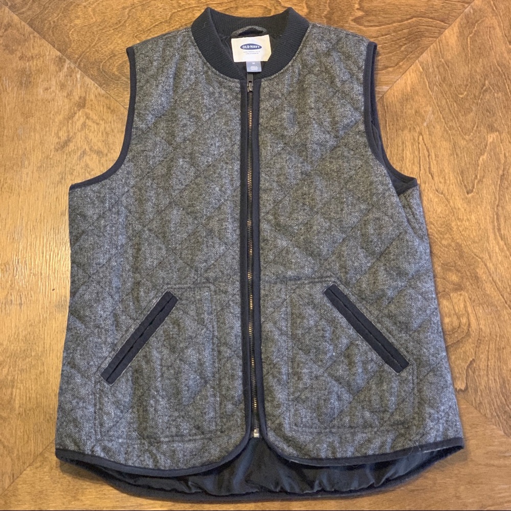 Old Navy | Quilted Houndstooth Vest